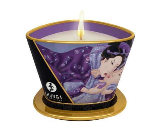 Shunga ароматическая массажная свеча (170 мл) [ Зеленый чай ]