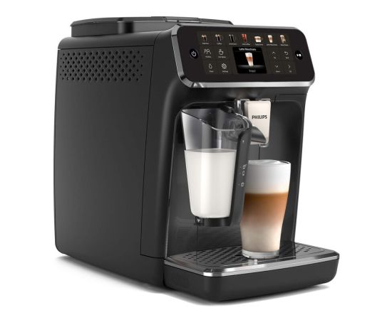 PHILIPS EP4441/50 4400 sērijas Pilnībā-automātisks Espresso kafijas automāts, melns