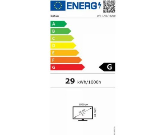 LCD Monitor DAHUA LM27-B200 27" 1920x1080 16:9 60Hz 6.5 ms DHI-LM27-B200
