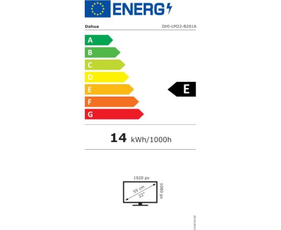 LCD Monitor DAHUA DHI-LM22-B201A 21.45" Business Panel IPS 1920x1080 16:9 100Hz 4 ms Colour Berry LM22-B201A Monitori