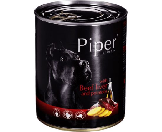 Dolina Noteci Dolina Noteci PIPER z Wątrobą Wołową i Ziemniakami 800g