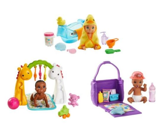 Lalka Barbie Mattel Skipper: Klub opiekunek - Dziecko z akcesoriami (GHV83) Куклы и аксессуары
