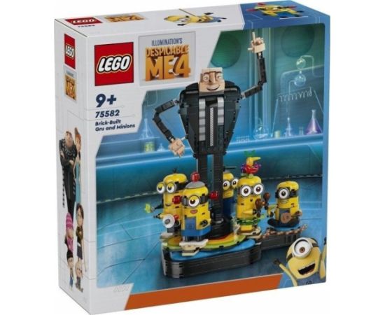 LEGO Minions Gru un Minions izgatavoti no LEGO klucīšiem (75582)