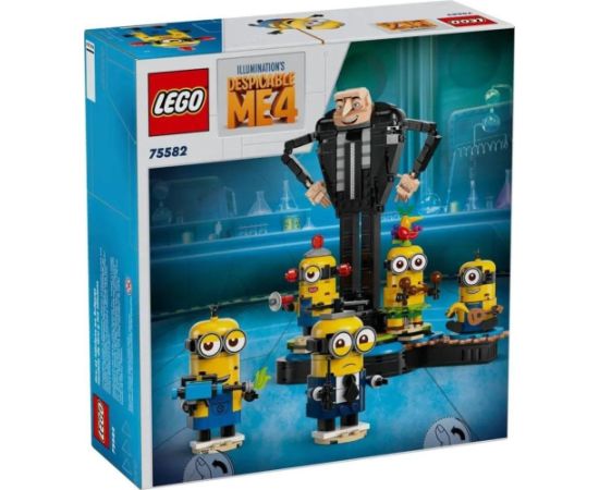 LEGO Minions Gru un Minions izgatavoti no LEGO klucīšiem (75582)