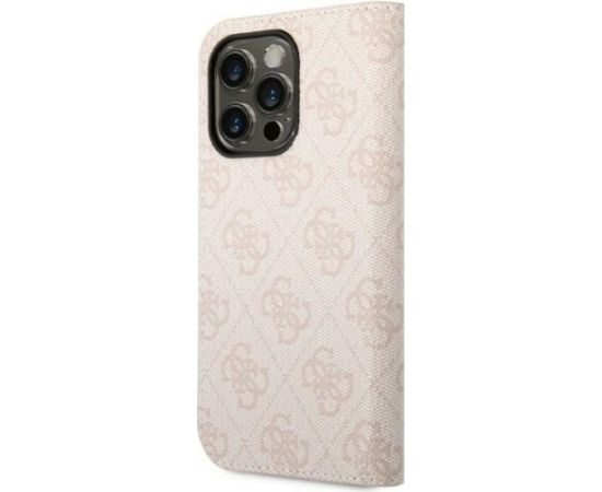 Guess GUBKP14LHG4SHP Grāmatveida Apvalks Priekš Apple iPhone 14 Pro