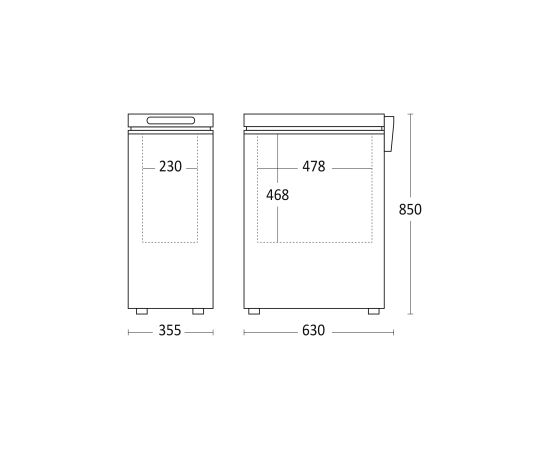 Scandomestic Chest freezer Scanomestic CF51WE Морозильные камеры