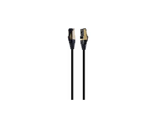 Kabelis Gembird S/ FTP Cat. 8 LSZH Patch Cord Black 15 m