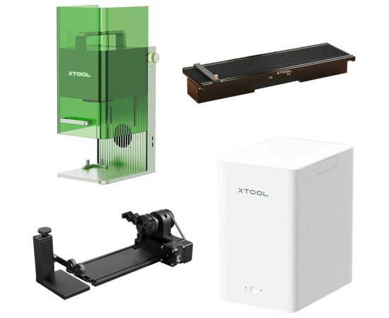 2-in-1 xTool F1 laser engraving machine - deluxe kit