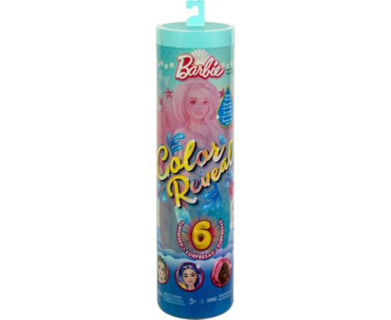 Lalka Barbie Mattel Color Reveal Lalka Seria Morskie syrenki Asortyment (HRK12)