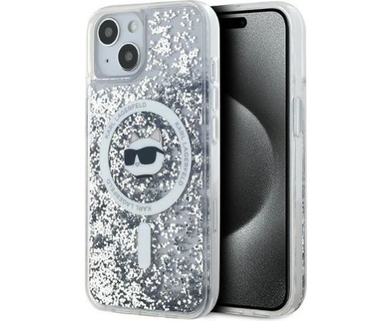Karl Lagerfeld KLHMP15SLGCHSGH Aizmugurējais Apvalks Priekš Apple iPhone 15 / 14 / 13