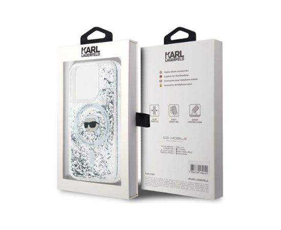 Karl Lagerfeld KLHMP15LLGKISGH Чехол для Apple iPhone 15 Pro