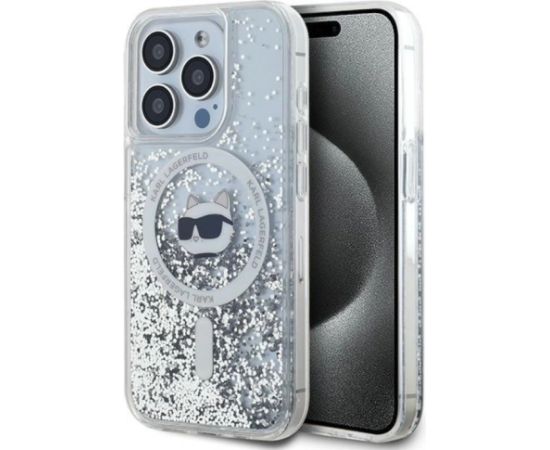 Karl Lagerfeld KLHMP15XLGCHSGH Aizmugurējais Apvalks Priekš Apple iPhone 15 Pro Max