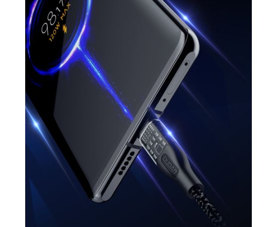 Fast charging cable 120W 1m USB-C - USB-C Dudao L22C - gray