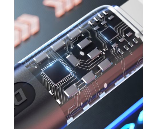 Fast charging cable 120W 1m USB-C - USB-C Dudao L22C - gray