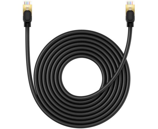 Network cable cat.8 Baseus Ethernet RJ45, 40Gbps, 8m (black)