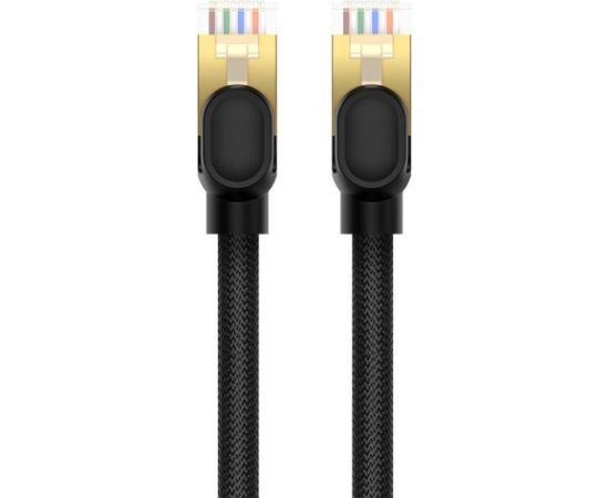 Network cable cat.8 Baseus Ethernet RJ45, 40Gbps, 8m (black)