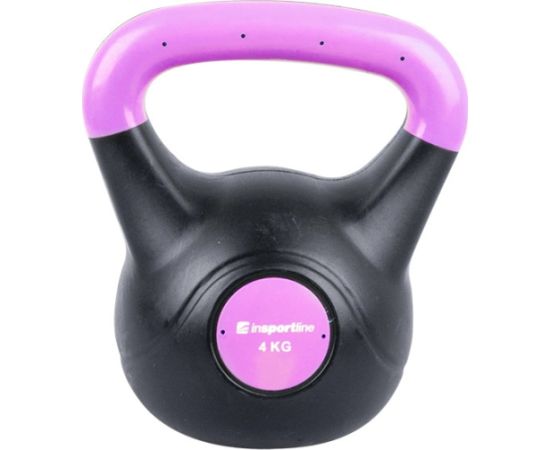 Insportline Vinila cementa pildviela Vin-Bell Dark 4kg Hanteles