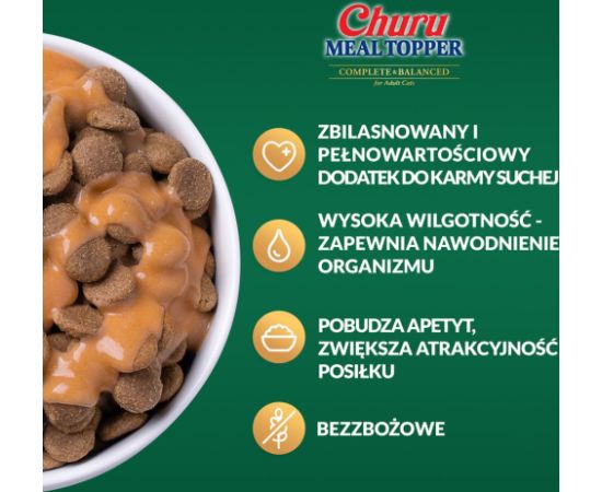 INABA Churu Meal Topper Chicken with beef - dog treat - 4 x 14g