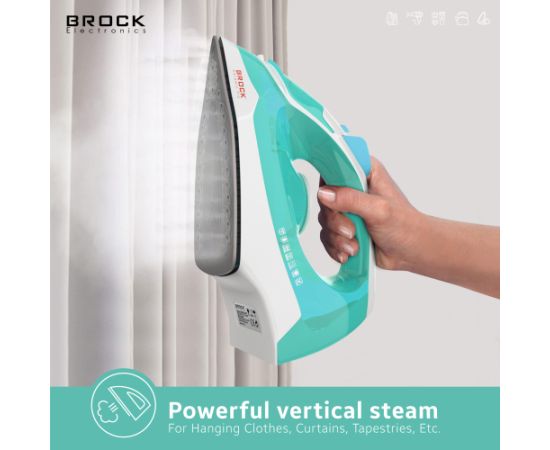 BROCK Tvaika gludeklis  2400W Gludekļi un sistēmas