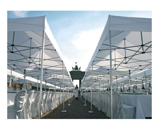 Poliestera +alumīnija Nojume ar sānu malām 4x8 m HEX50