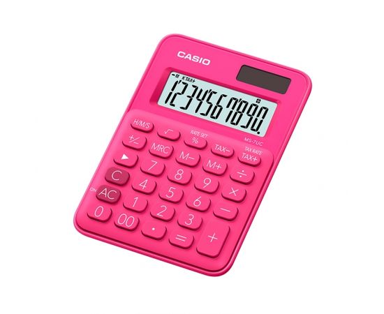 Kalkulators CASIO MS-7UC, fuksijas krāsa
