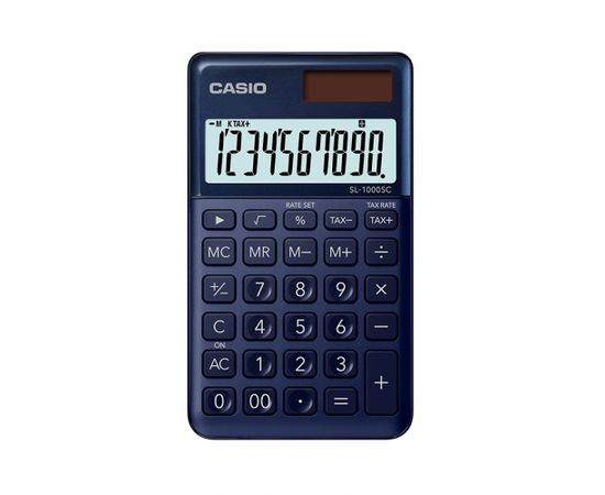 Kalkulators CASIO SL-1000SC, tumši zils