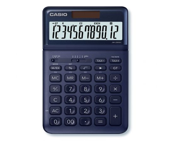 Kalkulators CASIO JW-200SC, tumši zils