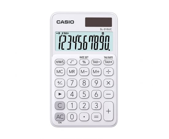 Kalkulators CASIO SL-310UC, balts