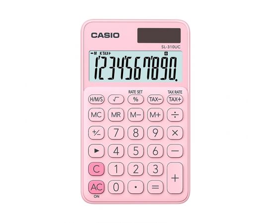Kalkulators CASIO SL-310UC, rozā krāsa
