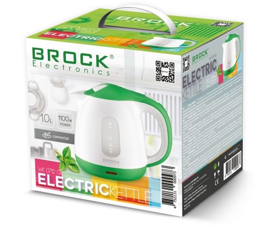 Brock Electronics WK 0712 GR Elektriskā tējkanna 1L 1100W