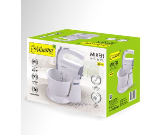Feel-Maestro MR555NEW mixer Stand mixer Grey, White 400 W Mikseri