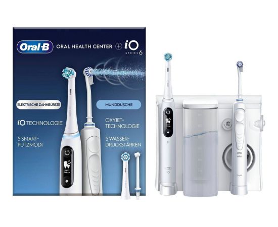 Braun Oral-B iO6 & OxyJet Adult Rotating-oscillating toothbrush White