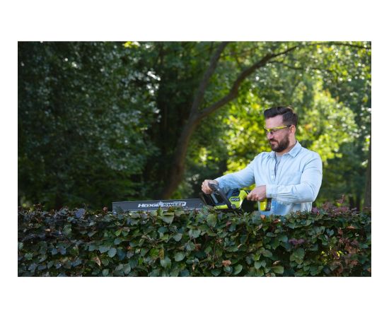 Ryobi ONE+ cordless hedge trimmer RY18HT55A-120, 18V (green/black, Li-ion battery 2.0Ah)