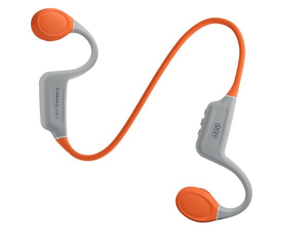 Earphones QCY T25 (grey+ orange)