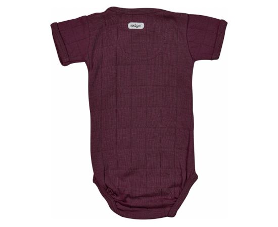 Lodger Romper Solid kokvilnas bodijs ar īsām piedurknēm, Nocture, 62 cm - RFS 077_62
