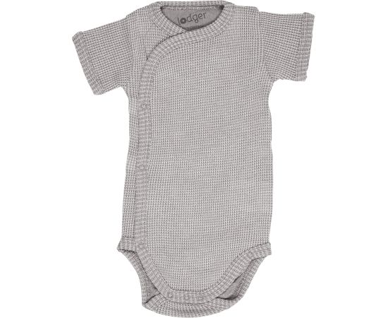 Lodger Romper Ciumbelle adītas kokvilnas bodijs ar īsām piedurknēm, Donkey, 74 cm - RFC 078_74 Kokvilnas bodiji, rāpuļi