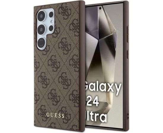 Guess GUHCS24LG4GFBR Aizmugurējais Apvalks priekš Samsung Galaxy S24 Ultra