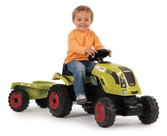Smoby Class Traktors XL + piekabe - 7600710114