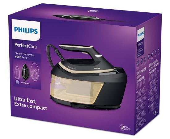 Philips PSG6064/80 steam ironing station 2400 W 1.8 L SteamGlide Advanced Black, Gold Утюги и системы