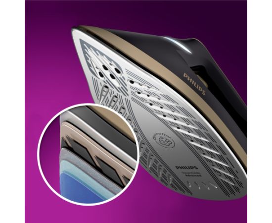 Philips PSG6064/80 steam ironing station 2400 W 1.8 L SteamGlide Advanced Black, Gold Утюги и системы