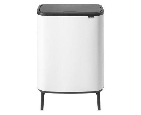Brabantia atkritumu tvertne Bo Touch Hi, 2x30l, balta Papīra - atkritumu grozi