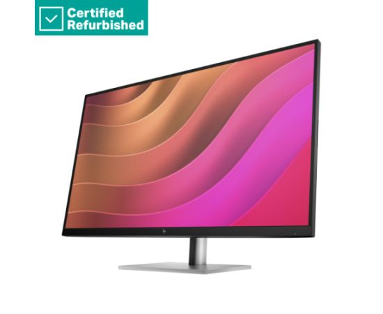RENEW SILVER HP E32k G5 4K Charging Monitor - 31.5" 3840x2160 UHD 350-nit AG, IPS, USB-C(65W)/HDMI/DisplayPort, 3x USB, speakers, RJ-45 LAN, height adjustable/tilt/swivel/pivot, 1 years / 6N4D6AAR#ABB Monitori