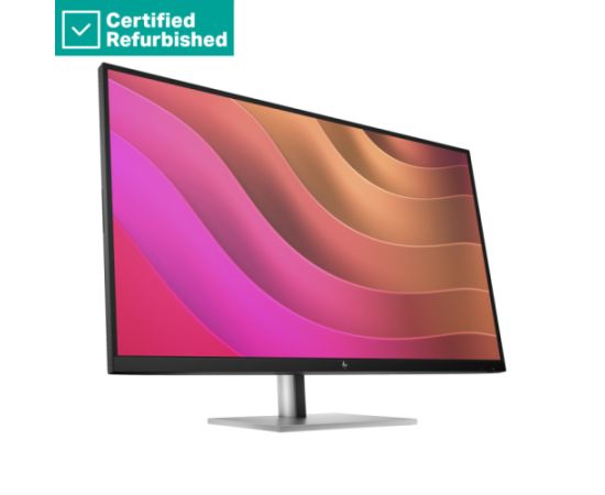 RENEW SILVER HP E32k G5 4K Charging Monitor - 31.5" 3840x2160 UHD 350-nit AG, IPS, USB-C(65W)/HDMI/DisplayPort, 3x USB, speakers, RJ-45 LAN, height adjustable/tilt/swivel/pivot, 1 years / 6N4D6AAR#ABB Monitori