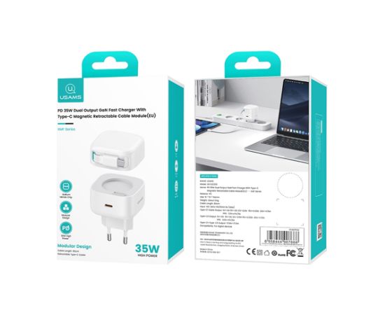 Usams CC202 Зарядное Устройство 1x USB-C / PD+QC / 35W