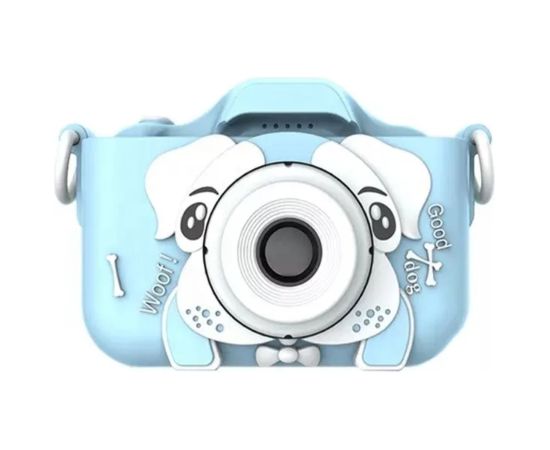 CP X5 Bēnu Digitālā Foto un Video Kamera ar Gumijas čeholu MicroSD kartes slotu 2'' LCD Zils suns