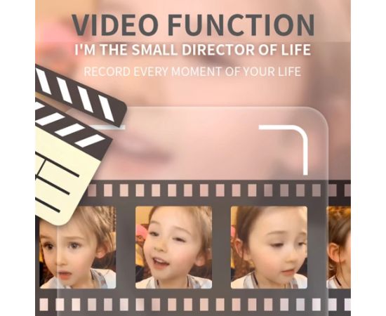 CP X5 Bēnu Digitālā Foto un Video Kamera ar Gumijas čeholu MicroSD kartes slotu 2'' LCD Zils suns