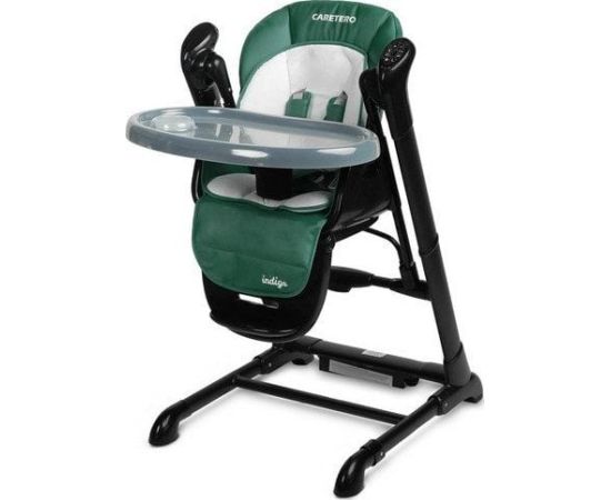 Daudzfunkcionāls barošanas krēsls Caretero Indigo, black/green