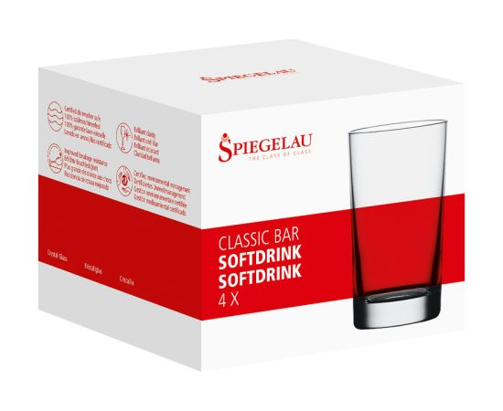 SPIEGELAU Stikla glāžu komplekts. 285ml (4gb.)