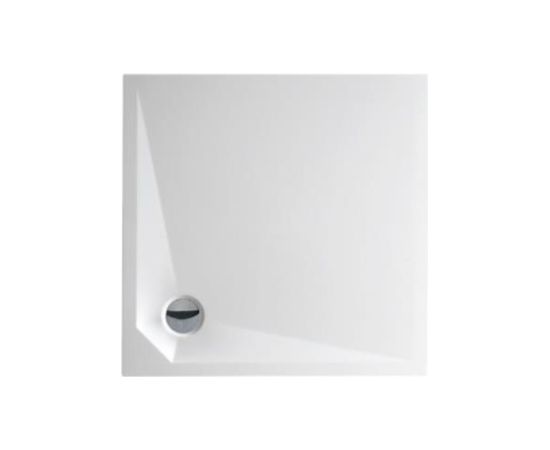 dušas paliktnis Marmo Neo Square, 900x900 mm, h=30, balta akmens masas Dušas vanniņas