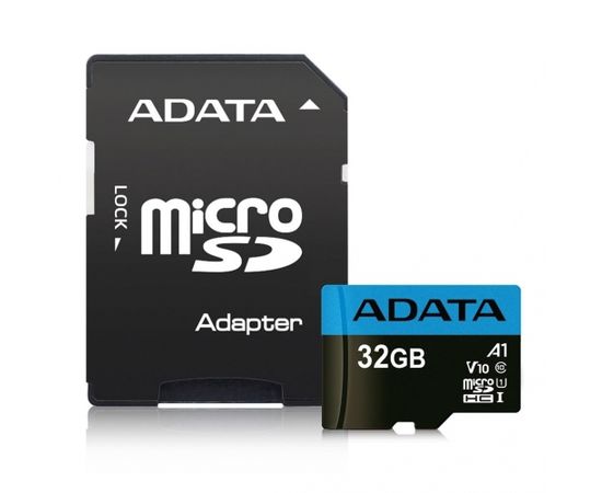 A-data ADATA Premier 32GB MicroSDHC/SDXC UHS-I Class 10 with Adapte Up To 85MB/s